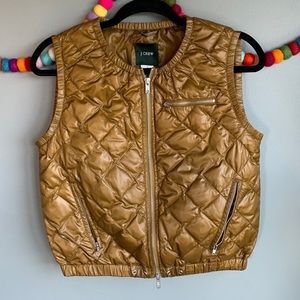 J. Crew Luminosa Down vest.